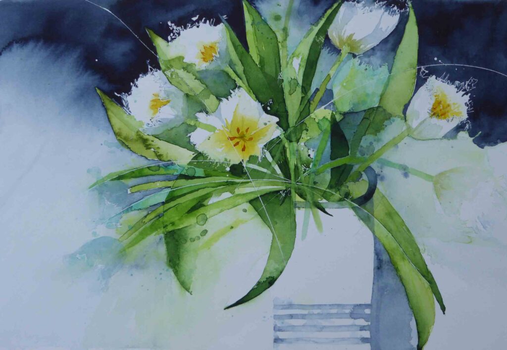 Frilly-White-Tulips-greetings-card-by-Carol-Whitehouse